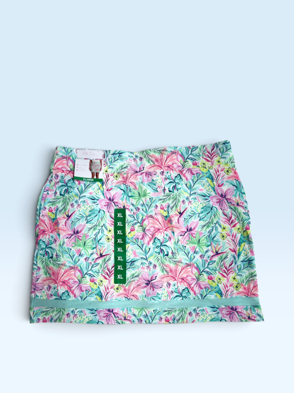 Stella Parker Women’s Floral Golf Tennis Skort XL UPF 50+ NWT